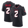 Vanessashop H.Texans #2 Calen Bullock Player Navy Pro Line Pullover Hoodie Limited Game Stitched Jerseys