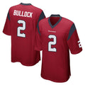 Vanessashop H.Texans #2 Calen Bullock Player Red Home Game Stitched Jerseys