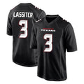 Vanessashop H.Texans #3 Kamari Lassiter Player Carbon Black Fashion Home Game Stitched Jerseys