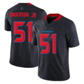 Vanessashop H.Texans #51 Will Anderson Jr. Player Navy Limited 2nd Alternate Vapor F.U.S.E. Home Game Stitched Jerseys