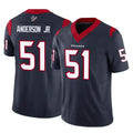 Vanessashop H.Texans #51 Will Anderson Jr. Player Navy Limited Vapor F.U.S.E. Home Game Stitched Jerseys