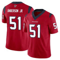 Vanessashop H.Texans #51 Will Anderson Jr. Player Red Limited Vapor F.U.S.E. Home Game Stitched Jerseys