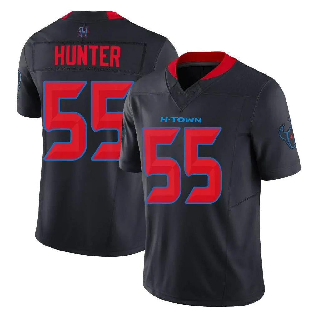 Vanessashop H.Texans #55 Danielle Hunter Player Navy Limited 2nd Alternate Vapor F.U.S.E. Home Game Stitched Jerseys