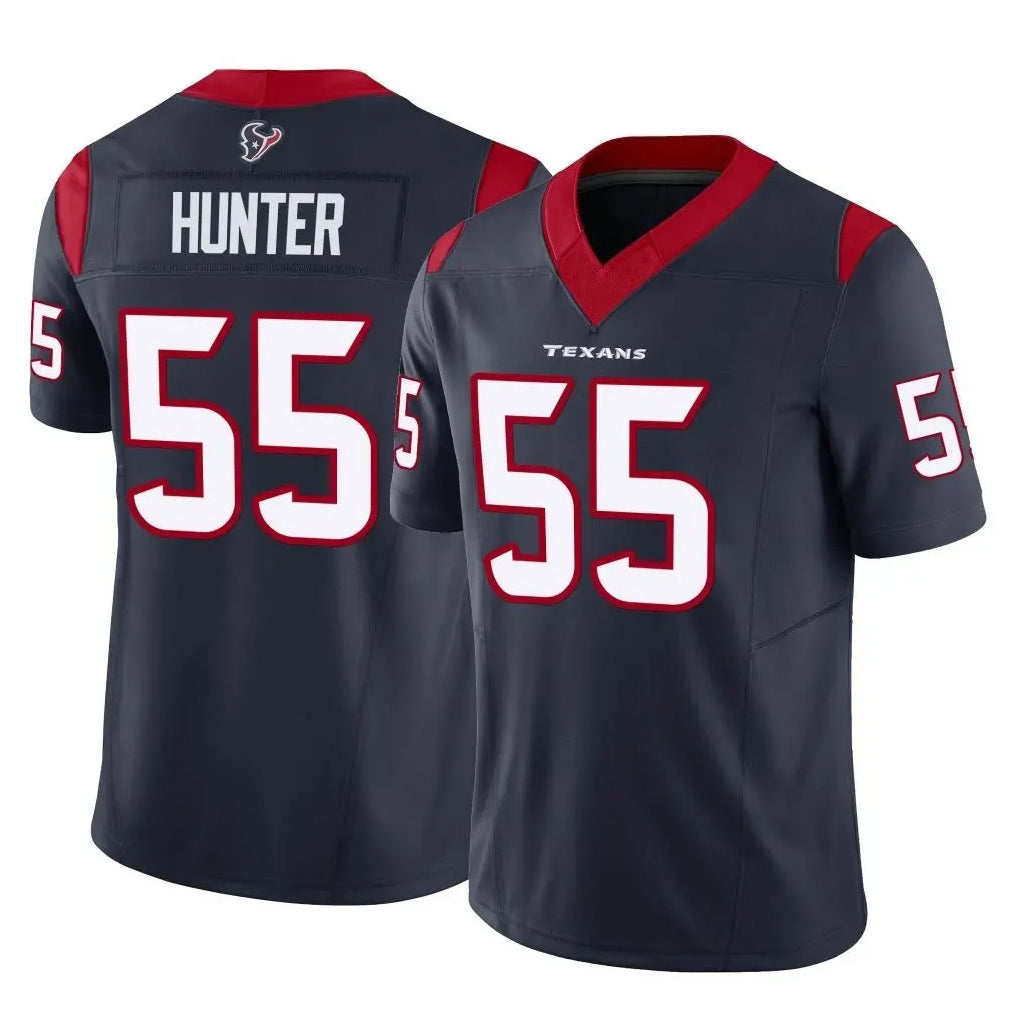 Vanessashop H.Texans #55 Danielle Hunter Player Navy Limited Vapor F.U.S.E. Home Game Stitched Jerseys