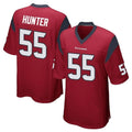 Vanessashop H.Texans #55 Danielle Hunter Player Red Home Game Stitched Jerseys