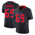 Vanessashop H.Texans #69 Ed Ingram Player Navy Limited 2nd Alternate Vapor F.U.S.E. Home Game Stitched Jerseys