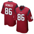 Vanessashop H.Texans #86 Dalton Schultz Player Red Home Game Stitched Jerseys