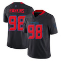 Vanessashop H.Texans #98 Sheldon Rankins Player Navy Limited 2nd Alternate Vapor F.U.S.E. Home Game Stitched Jerseys