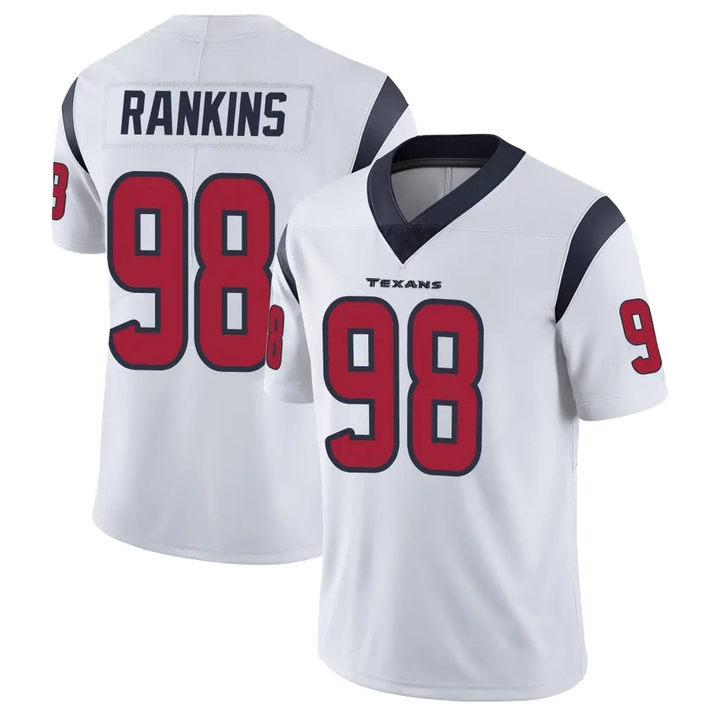 Vanessashop H.Texans #98 Sheldon Rankins Player White Limited Vapor Untouchable Home Game Stitched Jerseys