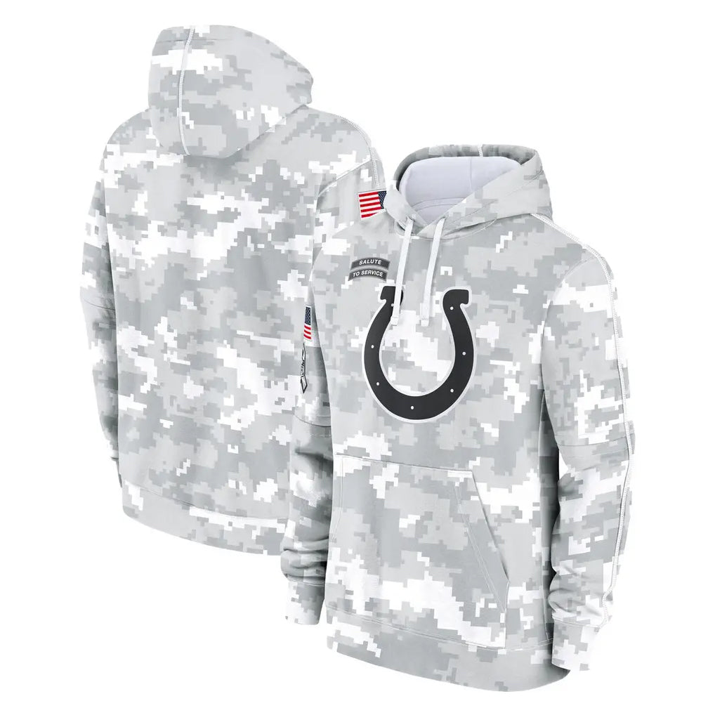 Vanessashop IN.Colts Arctic Camo Salute to Service Hoodies Limited Game Blank Player Stitched Jerseys