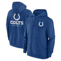 Vanessashop IN.Colts Blue Sideline Club Fleece Long Sleeve Hoodie Limited Blank Player Stitched Jerseys