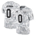 Vanessashop IN.Colts #0 Camryn Bynum Player Arctic Camo Salute To Service Limited Game Stitched Jerseys