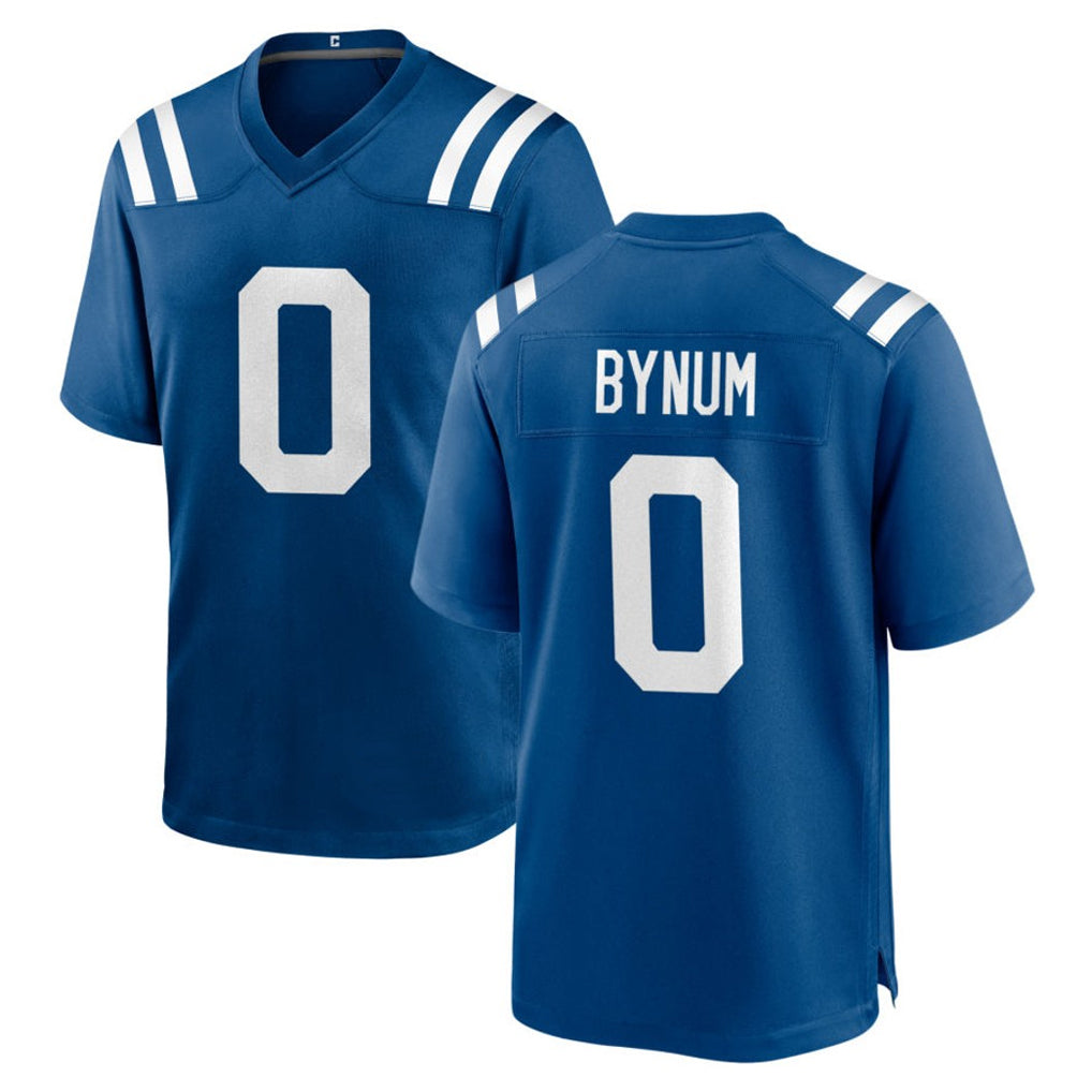 Vanessashop IN.Colts #0 Camryn Bynum Player Royal Home Game Stitched Jerseys