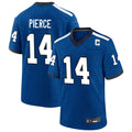 Vanessashop IN.Colts #14 Alec Pierce Player Royal Alternate Indiana Nights Home Game Stitched Jerseys