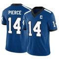 Vanessashop IN.Colts #14 Alec Pierce Player Royal Limited Indiana Nights Alternate Vapor F.U.S.E. Home Game Stitched Jerseys