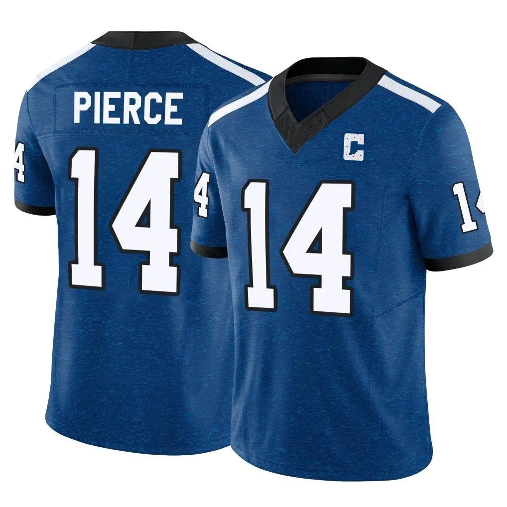 Vanessashop IN.Colts #14 Alec Pierce Player Royal Limited Indiana Nights Alternate Vapor F.U.S.E. Home Game Stitched Jerseys