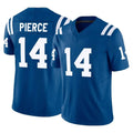 Vanessashop IN.Colts #14 Alec Pierce Player Royal Limited Vapor F.U.S.E. Home Game Stitched Jerseys
