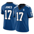 Vanessashop IN.Colts #17 Daniel Jones Player Royal Limited Indiana Nights Alternate Vapor F.U.S.E. Home Game Stitched Jerseys