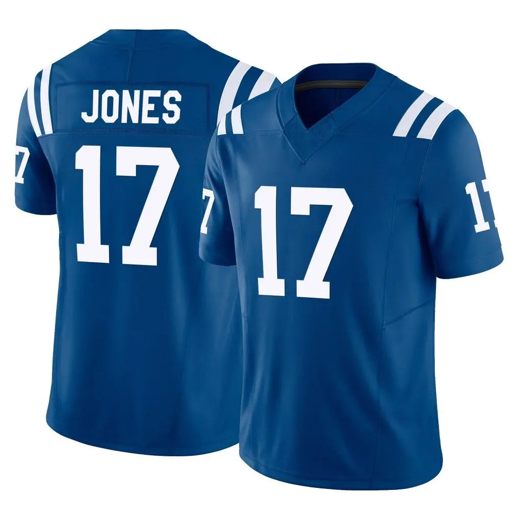 Vanessashop IN.Colts #17 Daniel Jones Player Royal Limited Vapor F.U.S.E. Home Game Stitched Jerseys