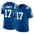 Vanessashop IN.Colts #17 Daniel Jones Player Royal Limited Vapor F.U.S.E. Home Game Stitched Jerseys