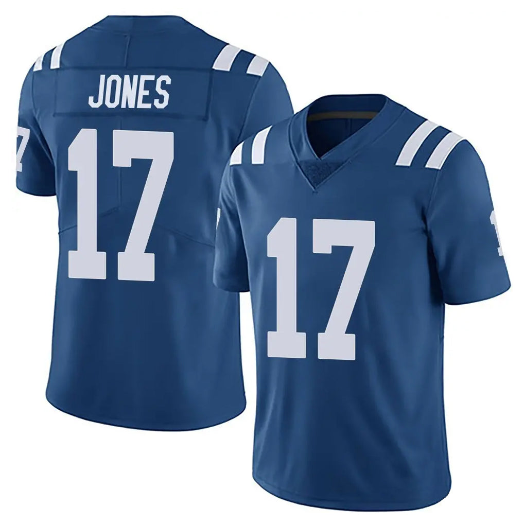 Vanessashop IN.Colts #17 Daniel Jones Player Royal Limited Vapor Untouchable Home Game Stitched Jerseys