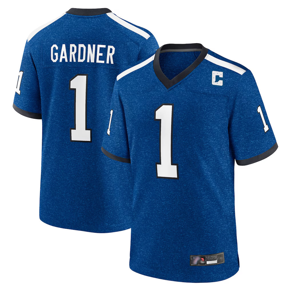 Vanessashop IN.Colts #1 Sauce Gardner Player Royal Alternate Indiana Nights Home Game Stitched Jerseys