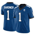 Vanessashop IN.Colts #1 Sauce Gardner Player Royal Limited Indiana Nights Alternate Vapor F.U.S.E. Home Game Stitched Jerseys