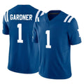 Vanessashop IN.Colts #1 Sauce Gardner Player Royal Limited Vapor F.U.S.E. Home Game Stitched Jerseys