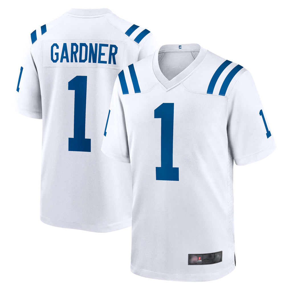 Vanessashop IN.Colts #1 Sauce Gardner Player White Home Game Stitched Jerseys