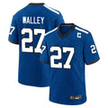 Vanessashop IN.Colts #27 Justin Walley Player Royal Alternate Indiana Nights Home Game Stitched Jerseys