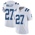Vanessashop IN.Colts #27 Justin Walley Player White Limited Vapor Untouchable Home Game Stitched Jerseys