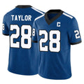 Vanessashop IN.Colts #28 Jonathan Taylor Player Royal Limited Indiana Nights Alternate Vapor F.U.S.E. Home Game Stitched Jerseys