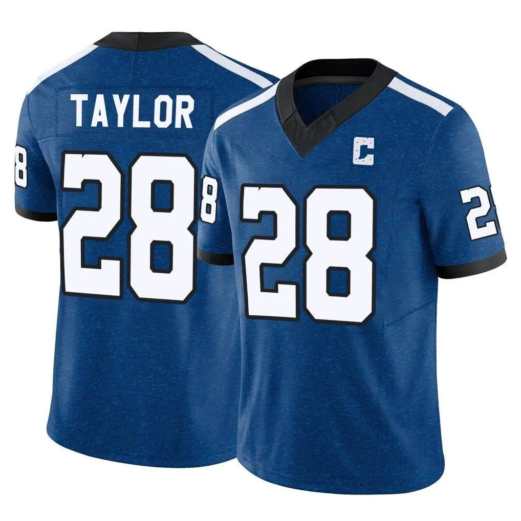 Vanessashop IN.Colts #28 Jonathan Taylor Player Royal Limited Indiana Nights Alternate Vapor F.U.S.E. Home Game Stitched Jerseys