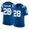Vanessashop IN.Colts #28 Jonathan Taylor Player Royal Limited Vapor Untouchable Home Game Stitched Jerseys