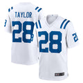 Vanessashop IN.Colts #28 Jonathan Taylor Player White Home Game Stitched Jerseys