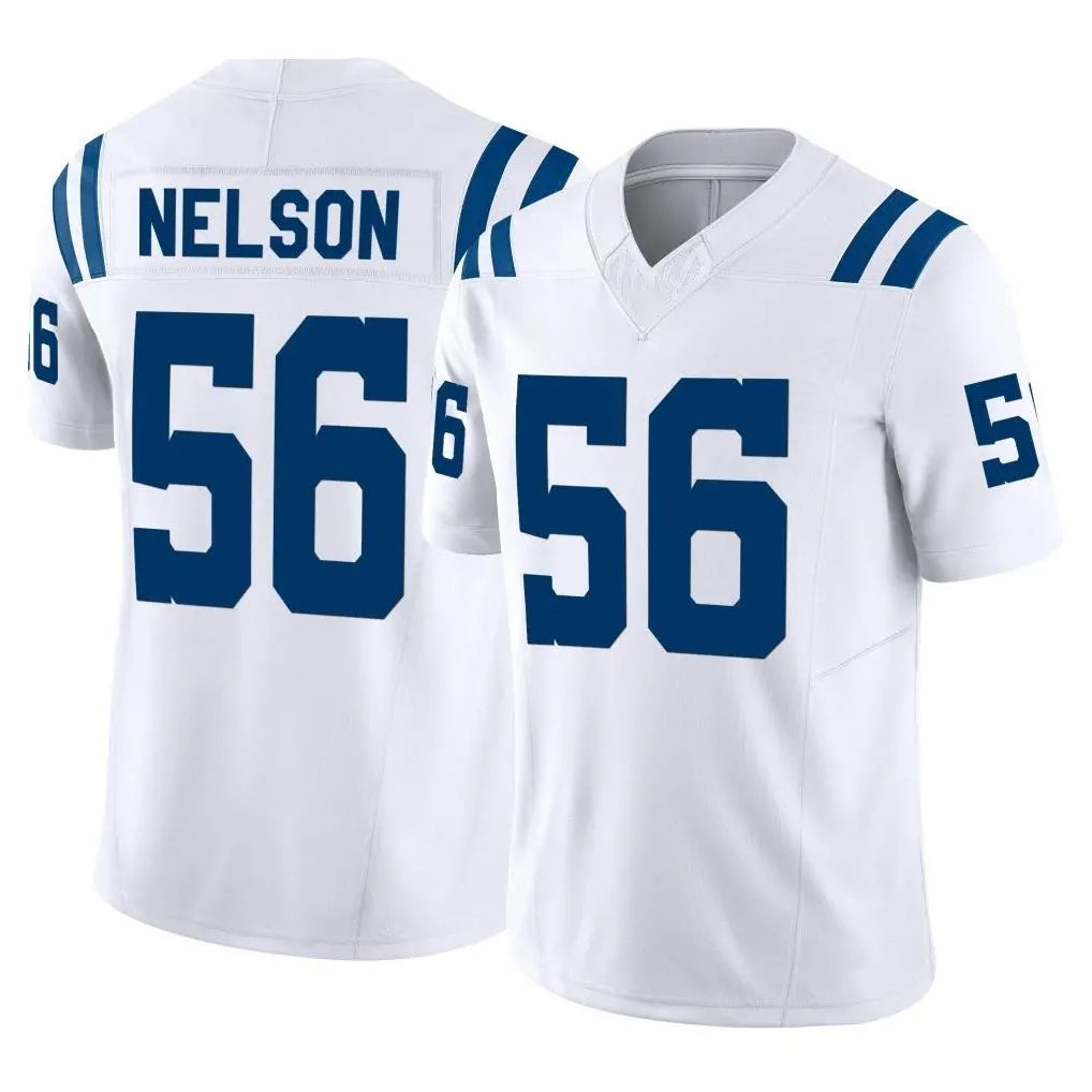 Vanessashop IN.Colts #56 Quenton Nelson Player White Limited Vapor F.U.S.E. Home Game Stitched Jerseys