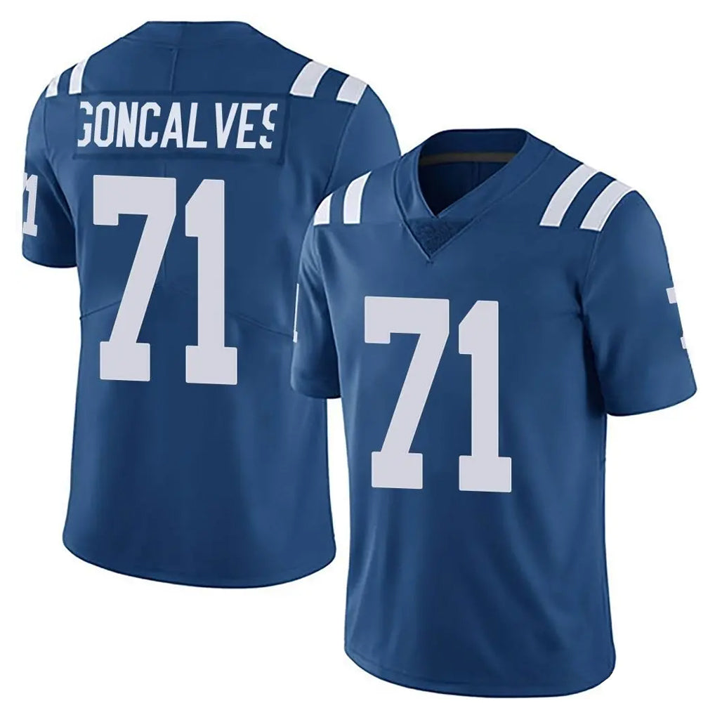 Vanessashop IN.Colts #71 Matt Goncalves Player Royal Limited Vapor Untouchable Home Game Stitched Jerseys