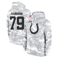 Vanessashop IN.Colts #79 Bernhard Raimann Player Arctic Camo Salute to Service Hoodies Limited Game Stitched Jerseys