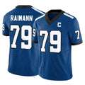 Vanessashop IN.Colts #79 Bernhard Raimann Player Royal Limited Indiana Nights Alternate Vapor F.U.S.E. Home Game Stitched Jerseys