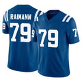 Vanessashop IN.Colts #79 Bernhard Raimann Player Royal Limited Vapor F.U.S.E. Home Game Stitched Jerseys