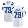 Vanessashop IN.Colts #79 Bernhard Raimann Player White Home Game Stitched Jerseys