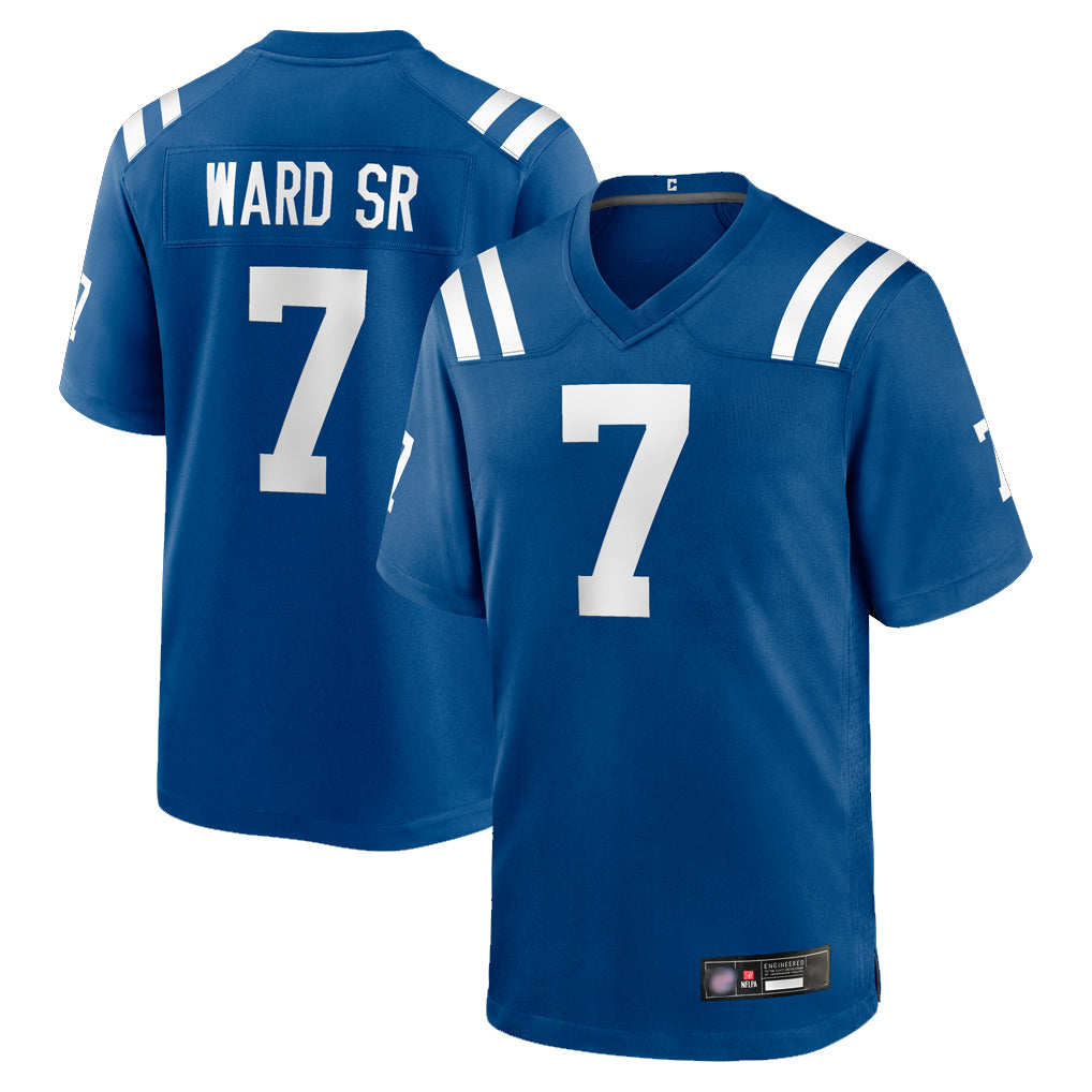Vanessashop IN.Colts #7 Charvarius Ward Sr. Player Royal Home Game Stitched Jerseys