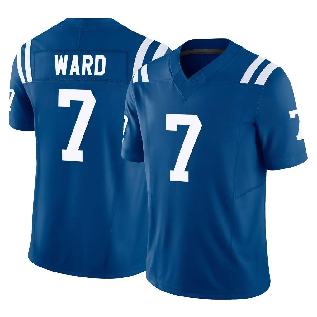 Vanessashop IN.Colts #7 Charvarius Ward Sr. Player Royal Limited Vapor F.U.S.E. Home Game Stitched Jerseys