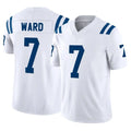 Vanessashop IN.Colts #7 Charvarius Ward Sr. Player White Limited Vapor F.U.S.E. Home Game Stitched Jerseys