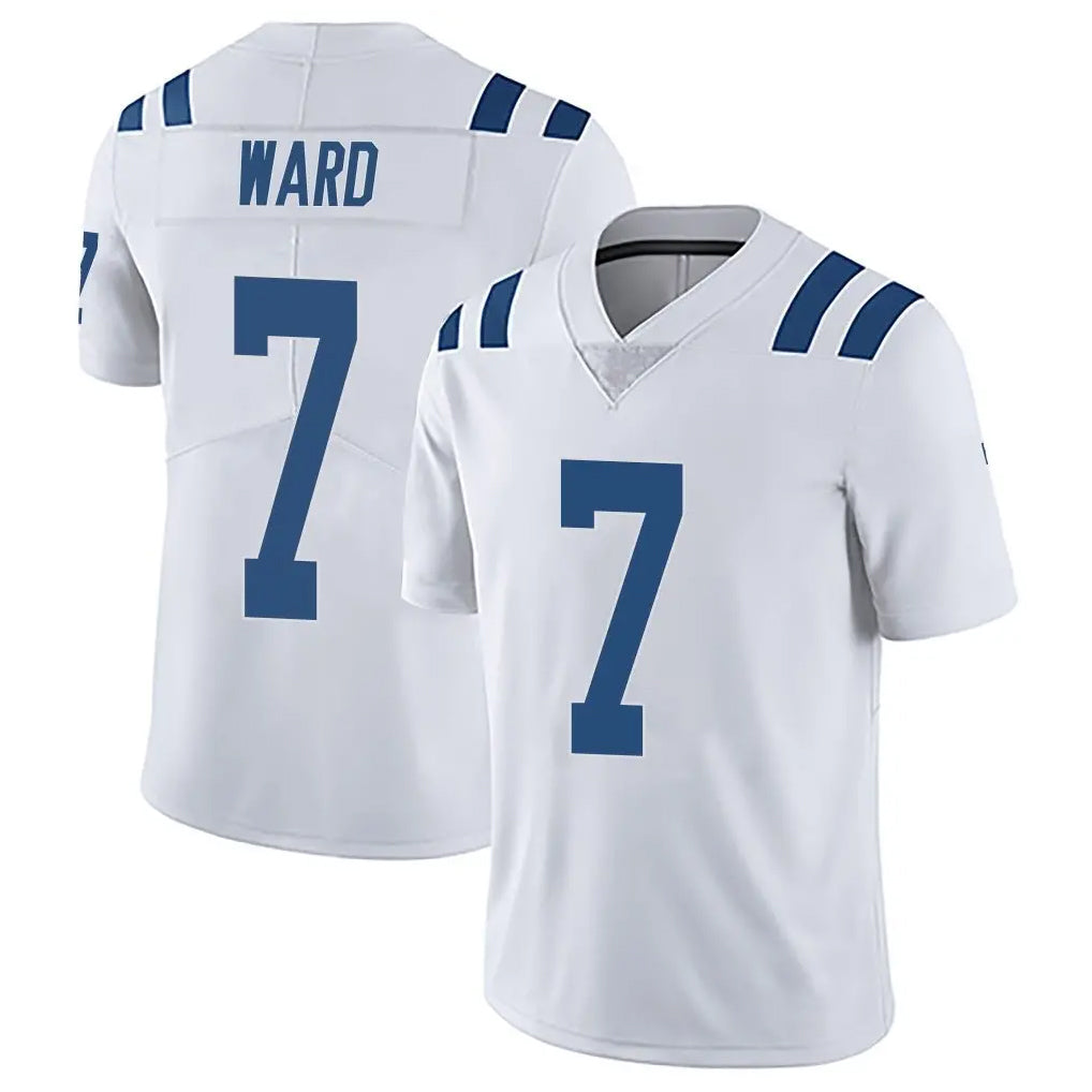 Vanessashop IN.Colts #7 Charvarius Ward Sr. Player White Limited Vapor Untouchable Home Game Stitched Jerseys