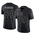 Vanessashop IN.Colts #84 Tyler Warren Player Black Reflective Limited Game Stitched Jerseys