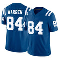 Vanessashop IN.Colts #84 Tyler Warren Player Royal Limited Vapor F.U.S.E. Home Game Stitched Jerseys