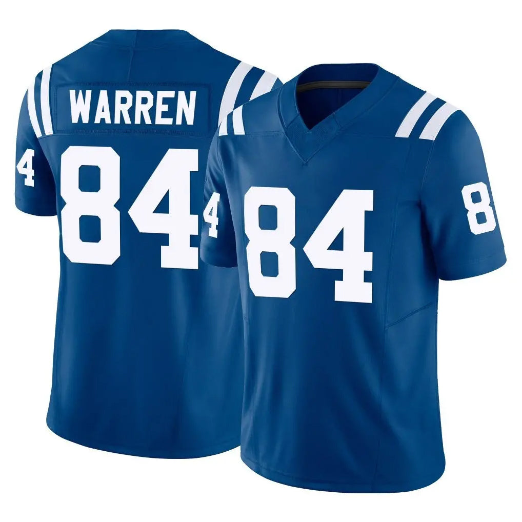 Vanessashop IN.Colts #84 Tyler Warren Player Royal Limited Vapor F.U.S.E. Home Game Stitched Jerseys