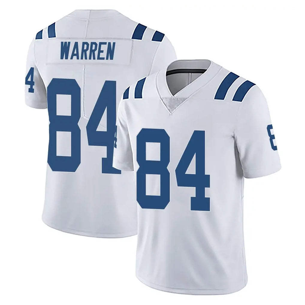 Vanessashop IN.Colts #84 Tyler Warren Player White Limited Vapor Untouchable Home Game Stitched Jerseys