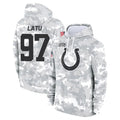 Vanessashop IN.Colts #97 Laiatu Latu Player Arctic Camo Salute to Service Hoodies Limited Game Stitched Jerseys